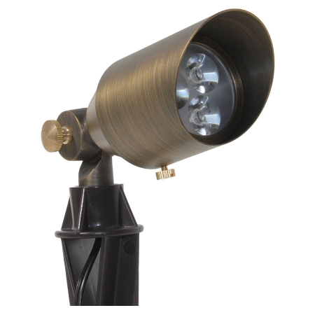 MR16 LAMP BASED BRASS SPIKE LIGHT